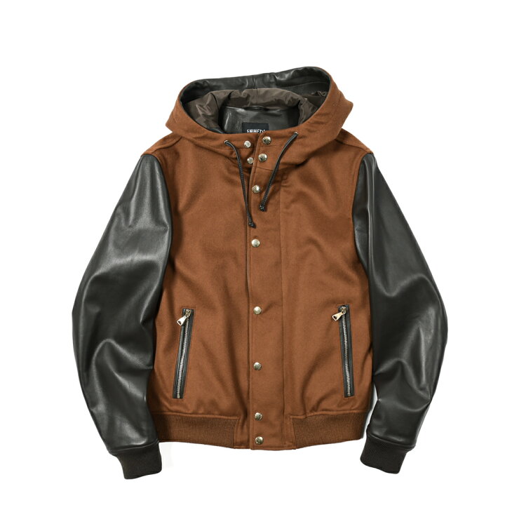 楽天市場】エンメティ EMMETI URBINO ボンバージャケット 異素材コンビ  