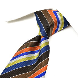 【SALE】【半額以下】 エトロ ETRO ネクタイ ワイドタイ メンズ シルク コットン レジメンタル マルチカラー イタリア ブランド MADE IN ITALY ビジネス ギフト プレゼント ラッピング無料