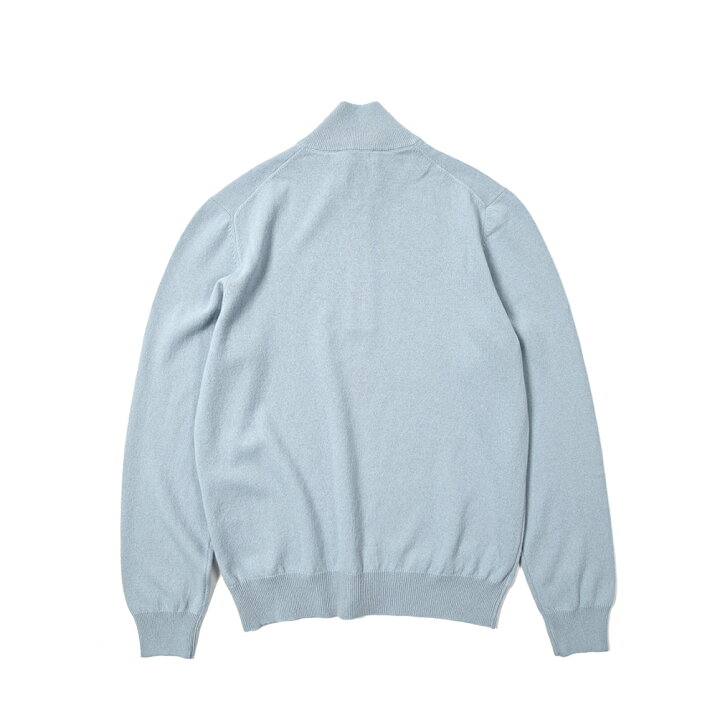 楽天市場】グランサッソ GRAN SASSO ウールカシミヤ ハーフジップ 