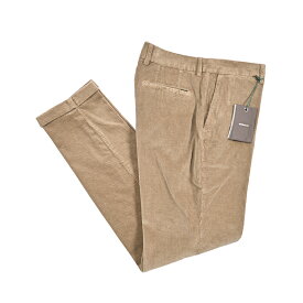 【新春初売り】【半額以下】 ベルウィッチ BERWICH YRETRO LONG-GD レトロ 中畝コーデュロイ スラックス ノータック ストレッチパンツ 秋冬 メンズ コットン ブラウン イタリア ブランド MADE IN ITALY