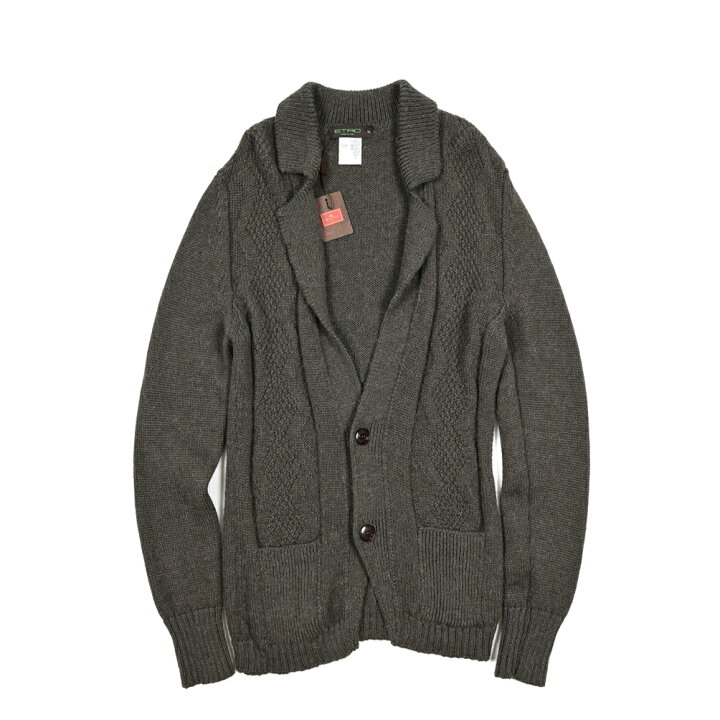 楽天市場】【半額以下】 エトロ ETRO ニットジャケット カーディガン  