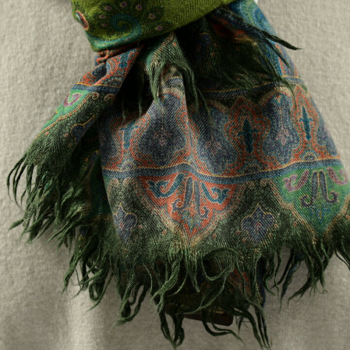 楽天市場】ETRO エトロ ストール マフラー 秋冬 メンズ レディース 
