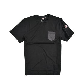 【半額以下】 コルマー COLMAR Tシャツ 半袖 クルーネック 春夏 オールシーズン メンズ コットン 100% ブラック イタリア ブランド