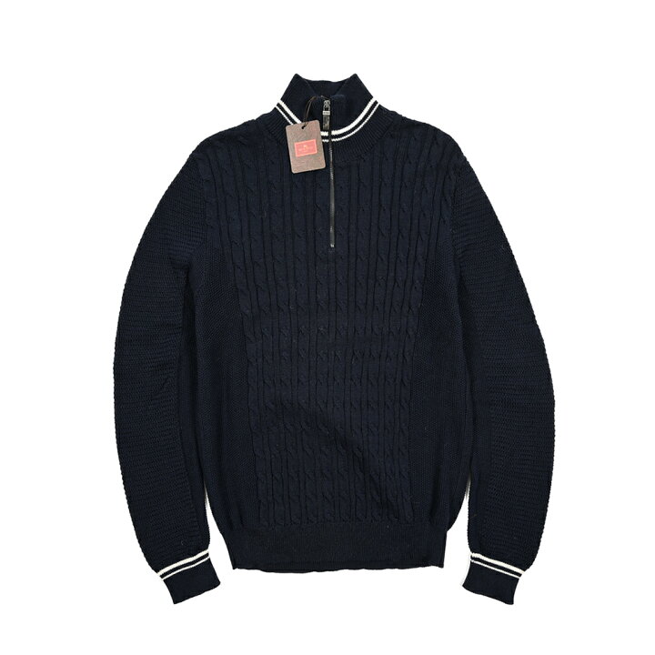 楽天市場】【Winter SALE】 エトロ ETRO ケーブル編み ハーフジップ 