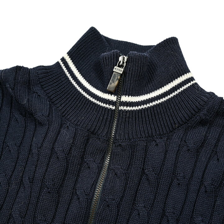楽天市場】エトロ ETRO ケーブル編み ハーフジップニットセーター 