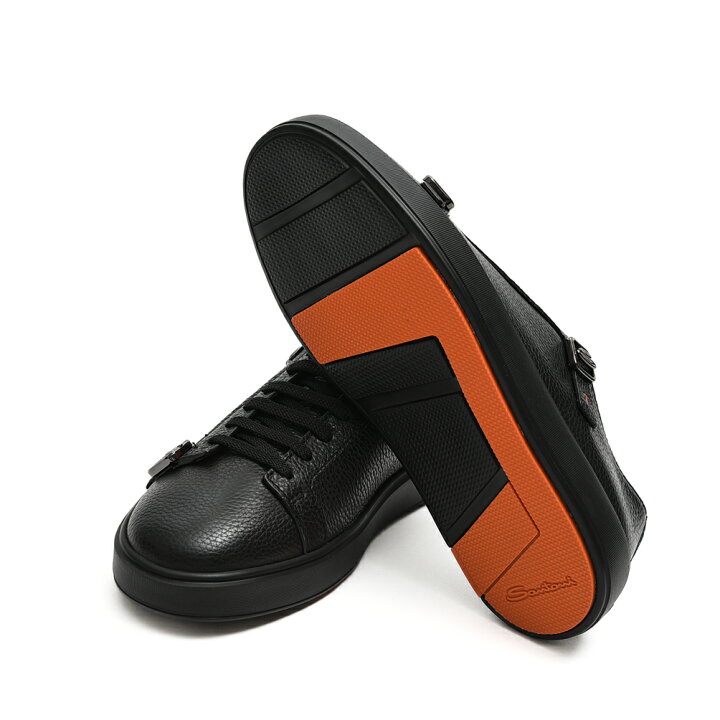 楽天市場】【SALE】 サントーニ Santoni タンブルレザー スニーカー 