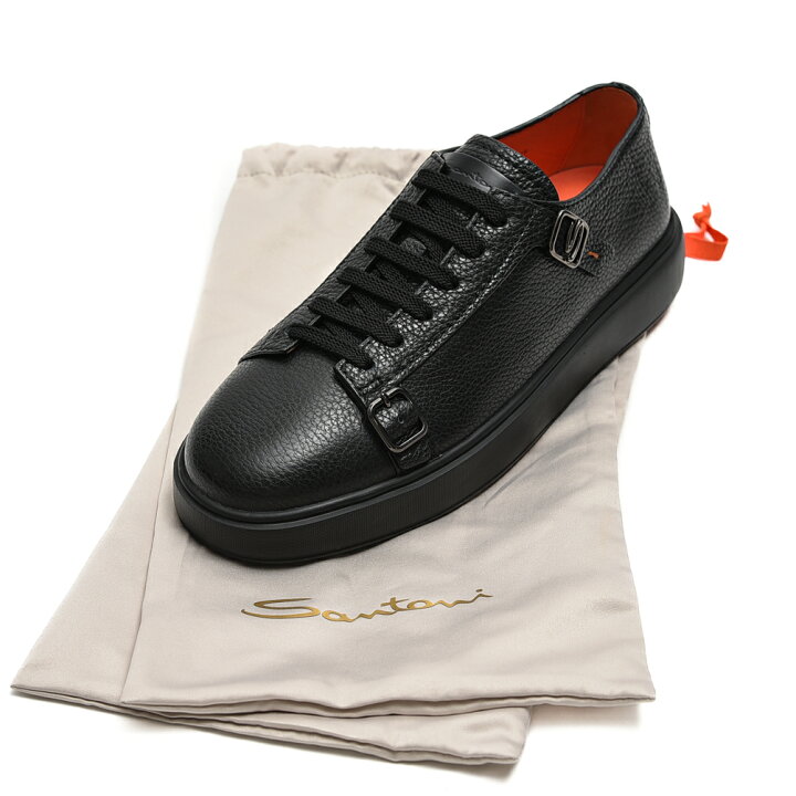 楽天市場】【SALE】 サントーニ Santoni タンブルレザー スニーカー  