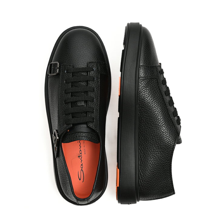 楽天市場】【SALE】 サントーニ Santoni タンブルレザー スニーカー 