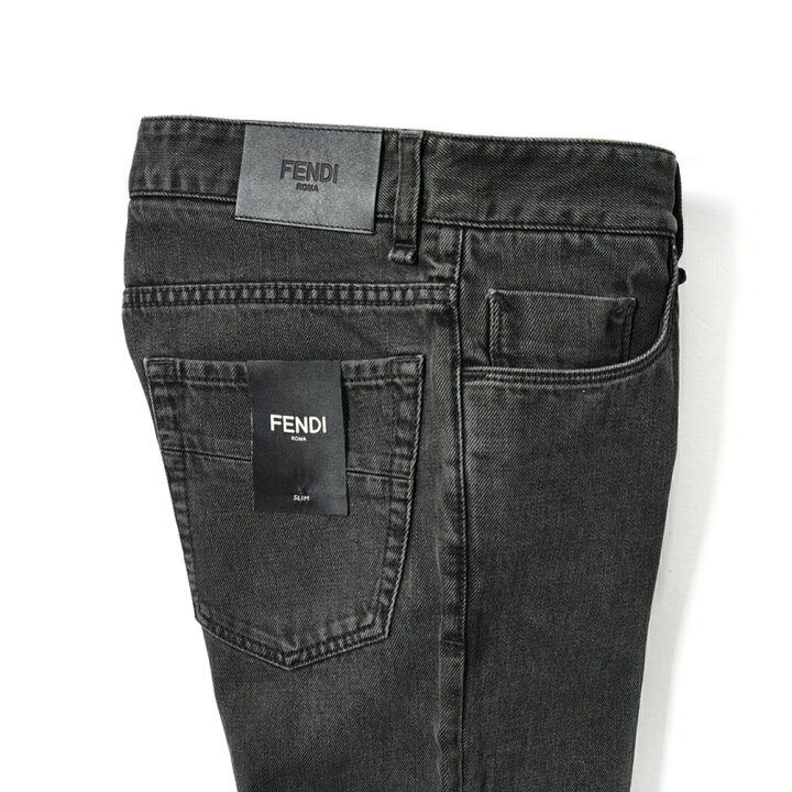 楽天市場】フェンディ FENDI ブラック デニム ジーンズ パンツ メンズ 