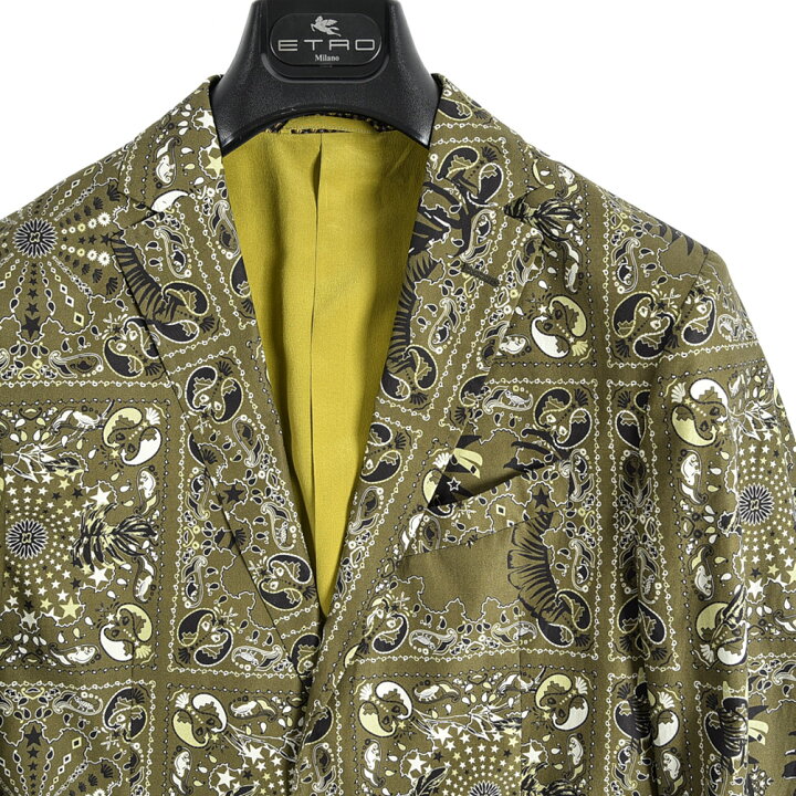 楽天市場】【半額以下】 エトロ ETRO ETROLIGHT テーラード ジャケット 