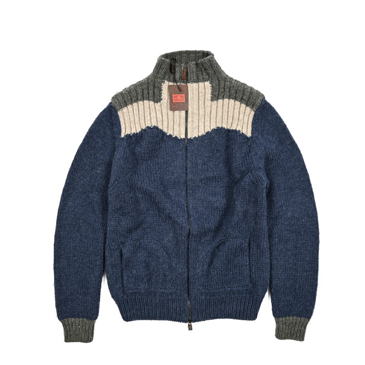 楽天市場】エトロ ETRO ジップアップ ニットジャケット スタンドカラー  