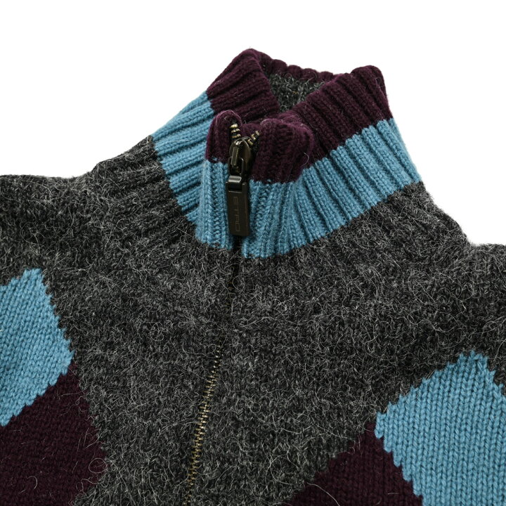 楽天市場】エトロ ETRO ジップアップ ニットブルゾン カーディガン  