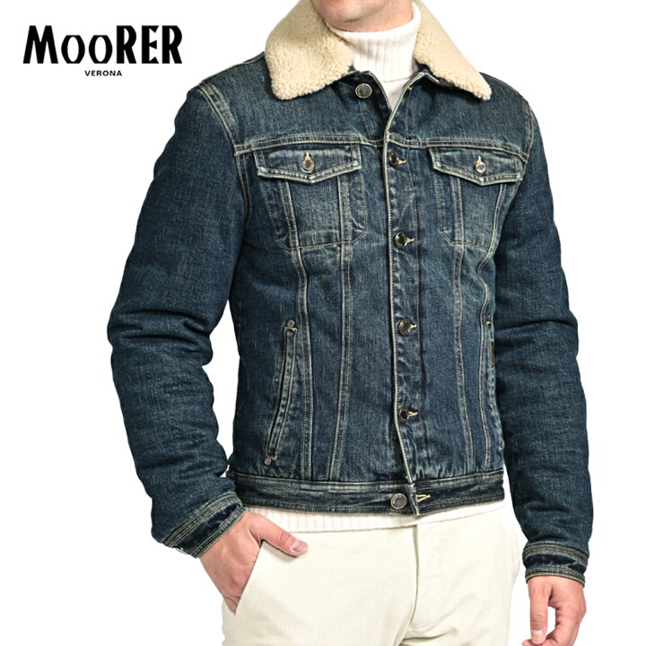 楽天市場】【SALE】 ムーレー MOORER TABURNO-104 デニムダウン 