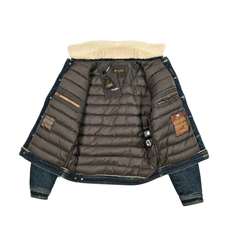 楽天市場】【SALE】 ムーレー MOORER TABURNO-104 デニムダウン 