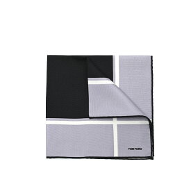 【半額以下】 トムフォード TOM FORD ポケットチーフ メンズ シルク 100% 幾何柄 パープル ネイビー イタリア ブランド MADE IN ITALY フォーマル パーティー 結婚式 ギフト プレゼント
