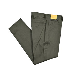 【新春初売り】【半額以下】 ベルウィッチ BERWICH コットンスラックス ノータック 5ポケット チノ パンツ 春夏 秋 3シーズン メンズ コットン 100% カーキグリーン イタリア ブランド MADE IN ITALY