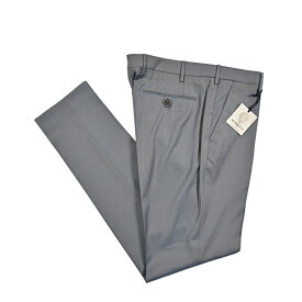 【新春初売り】【半額以下】 ベルウィッチ BERWICH MORELLO モレロ サマーウールスラックス ノータック パンツ 春夏 メンズ ヴァージンウール 100％ ナチュラルストレッチ ソラーロ ブルーグレー イタリア ブランド MADE IN ITALY