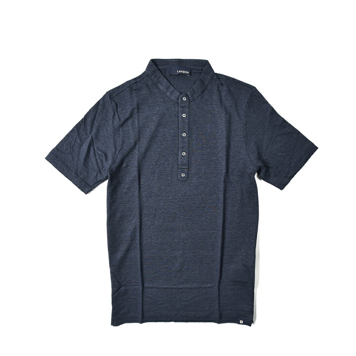 楽天市場】ラルディーニ LARDINI リネンTシャツ カットソー ヘンリー 