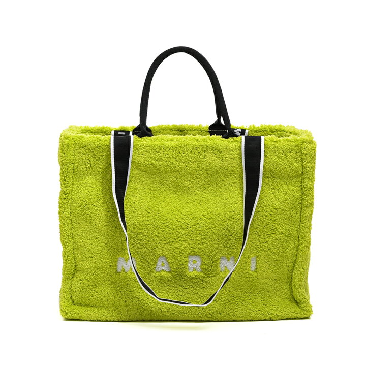 楽天市場】マルニ MARNI TERRY テリークロス製 East-West 横型トート  