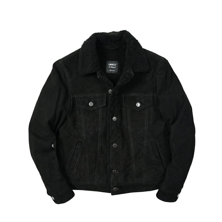 楽天市場】エンメティ EMMETI スエードレザージャケット 裏ボア  