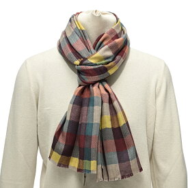 【クリアランス】 エトロ ETRO ストール マフラー 秋冬 メンズ レディース 男女兼用 カシミヤ シルク チェック マルチカラー イタリア ブランド MADE IN ITALY ギフト プレゼント 無料ラッピング