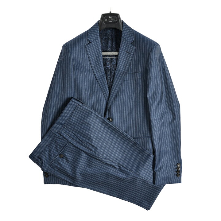 楽天市場】【半額以下】 エトロ ETRO SLIM FIT テーラード スーツ 2B 
