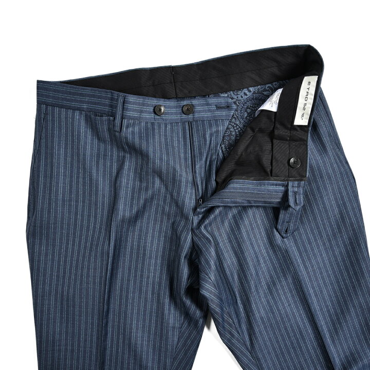 楽天市場】【半額以下】 エトロ ETRO SLIM FIT テーラード スーツ 2B 