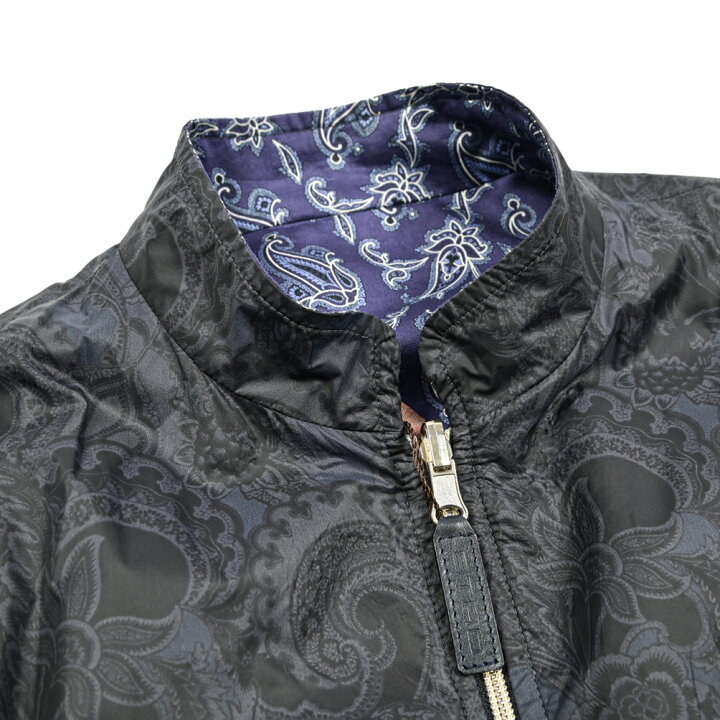 楽天市場】エトロ ETRO リバーシブル ジャケット スタンドカラー 