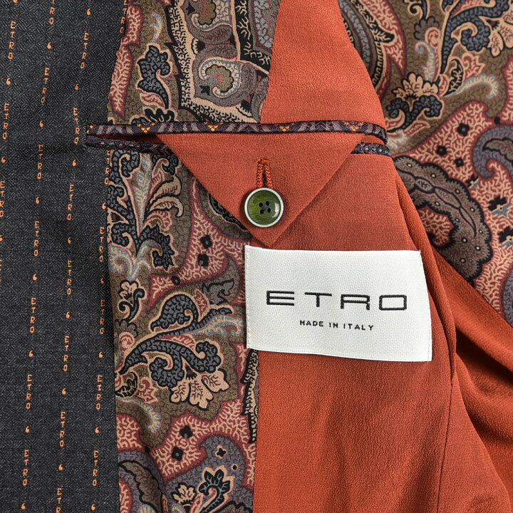楽天市場】【半額以下】 エトロ ETRO テーラード スーツ 2Bシングル 
