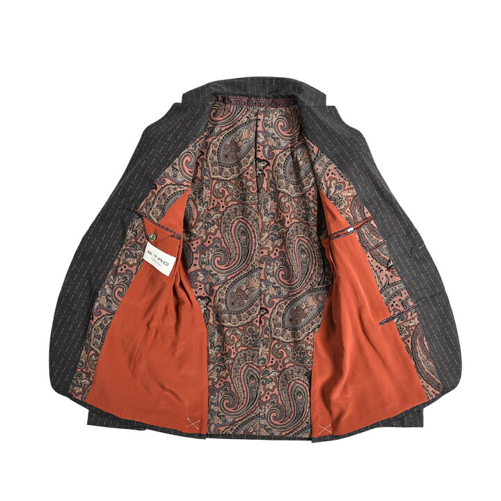 楽天市場】【半額以下】 エトロ ETRO テーラード スーツ 2Bシングル 