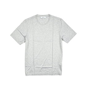 【SALE】【P20倍】 グランサッソ GRAN SASSO FILO SCOZIA Tシャツ コットンスムース カットソー 半袖 クルーネック 春夏 メンズ 極細番手糸 シルケット加工 コットン 100％ 杢(もく) ライトグレー MADE IN ITALY