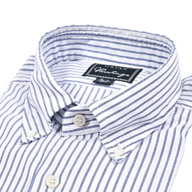 【秋冬先行セール】【P10倍】 オリアン ORIAN 【2025-26年 秋冬新作】 Vintage ヴィンテージ ドレスシャツ ワイシャツ ボタンダウン 長袖 メンズ Regular Fit レギュラーフィット コットン 100% ストライプ オックスフォード イタリア ブランド