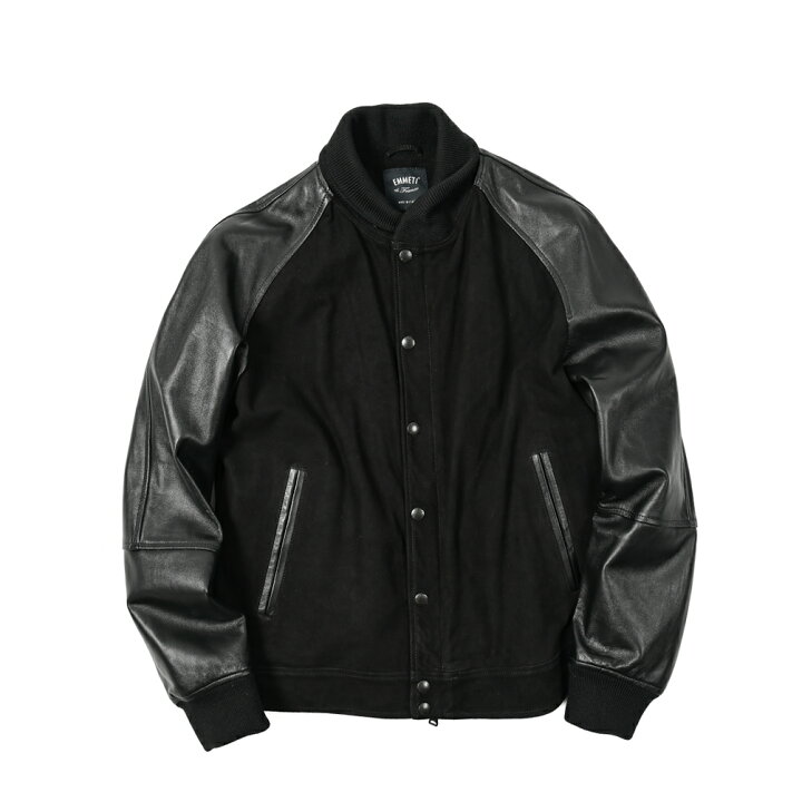 楽天市場】エンメティ EMMETI NIGEL ボンバージャケット スタジャン 異  