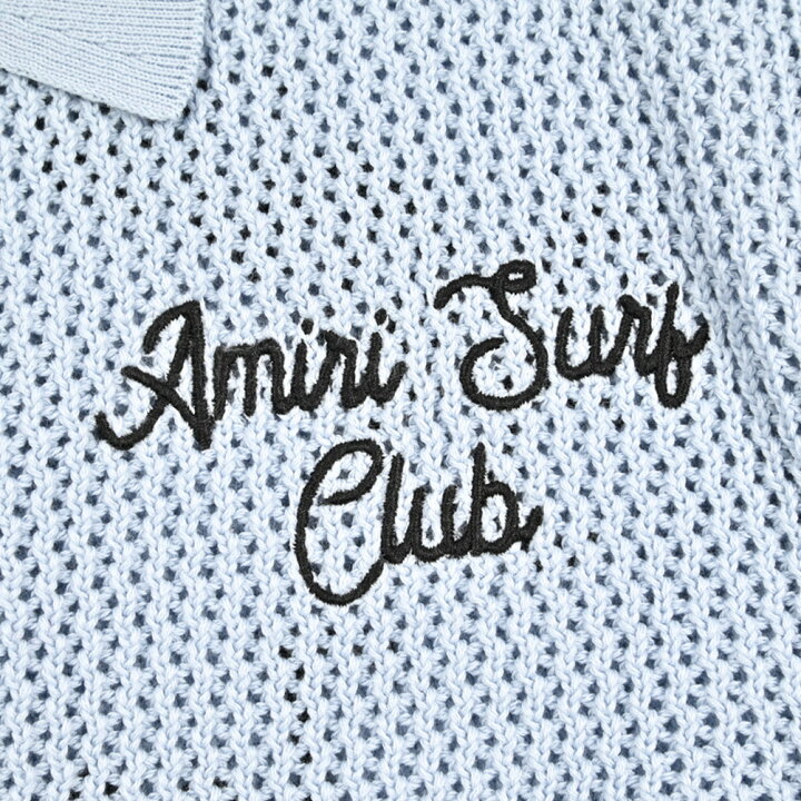 楽天市場】【SALE】 アミリ AMIRI ニットポロシャツ フルオープン 半袖 