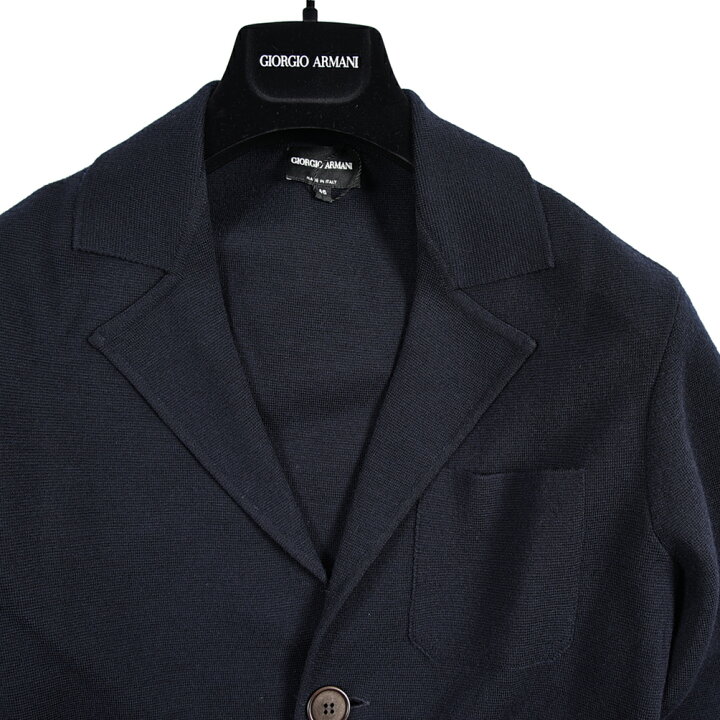 楽天市場】ジョルジオ アルマーニ GIORGIO ARMANI ニット ジャケット 
