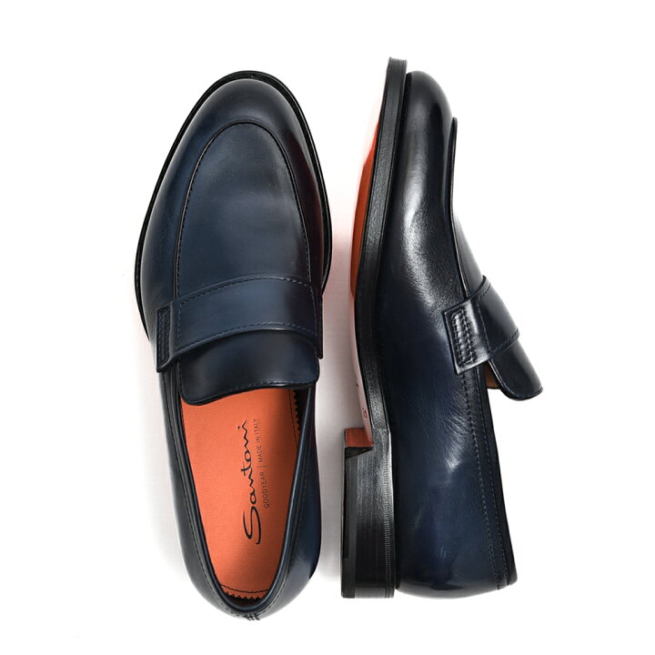 楽天市場】《冬セール》 サントーニ Santoni ペニー ローファー 