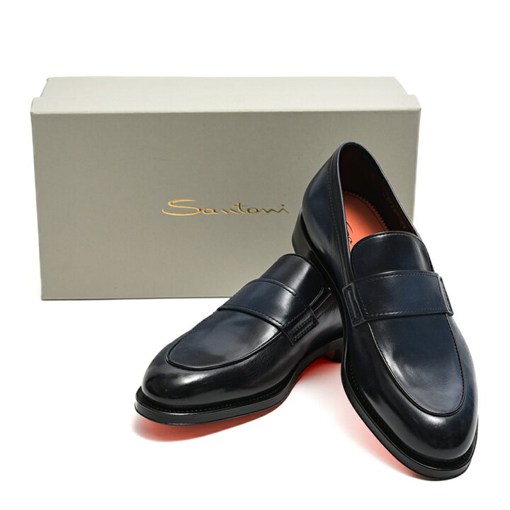 楽天市場】【SALE】 サントーニ Santoni ペニー ローファー 