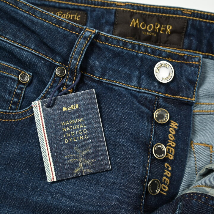 楽天市場】【SALE】 ムーレー MOORER CREDI-PS706 ストレッチ デニム 