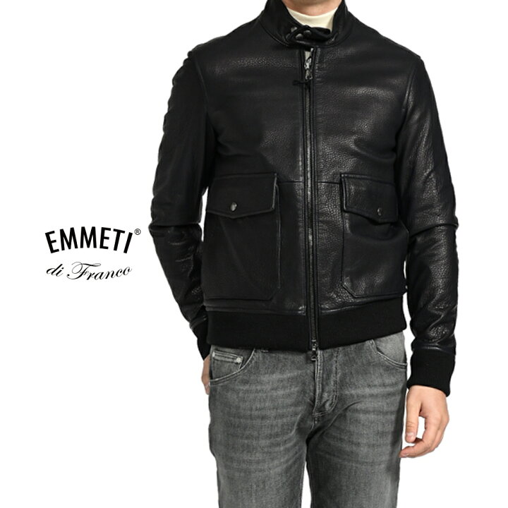 楽天市場】エンメティ EMMETI レザージャケット シングルライダース