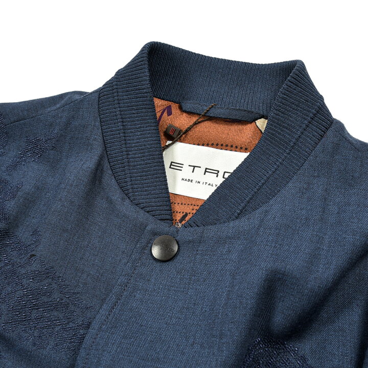 楽天市場】エトロ ETRO 刺繍ブルゾン MA-1 エンブロイダリージャケット 