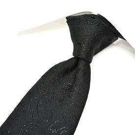 【SALE】【半額以下】 エトロ ETRO ネクタイ オールシーズン メンズ ペイズリー ブラック イタリア ブランド MADE IN ITALY ビジネス ギフト プレゼント ラッピング無料