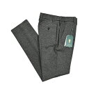 【スーパーSALE】【半額以下】 ベルウィッチ BERWICH MORELLO モレロ ジャージースラックス ノータック パンツ ストレッチ 秋冬 メンズ ビスコース ナイロン バーズアイ グレー イタリア ブランド MADE IN ITALY