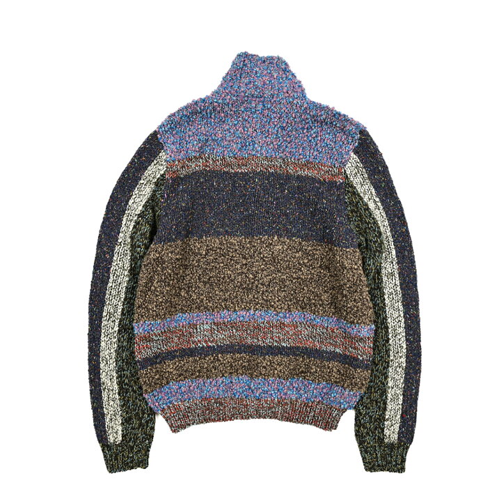 楽天市場】エトロ ETRO ニットジャケット スタンドカラーブルゾン 