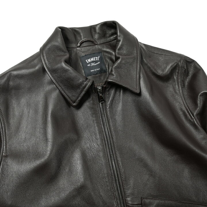楽天市場】EMMETI エンメティ ジャケット サイズ:46 ラムスキンレザー  
