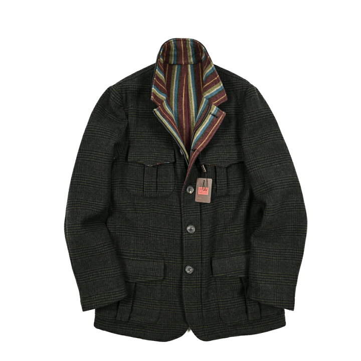 楽天市場】エトロ ETRO フィールドジャケット ブルゾン 秋冬 メンズ 