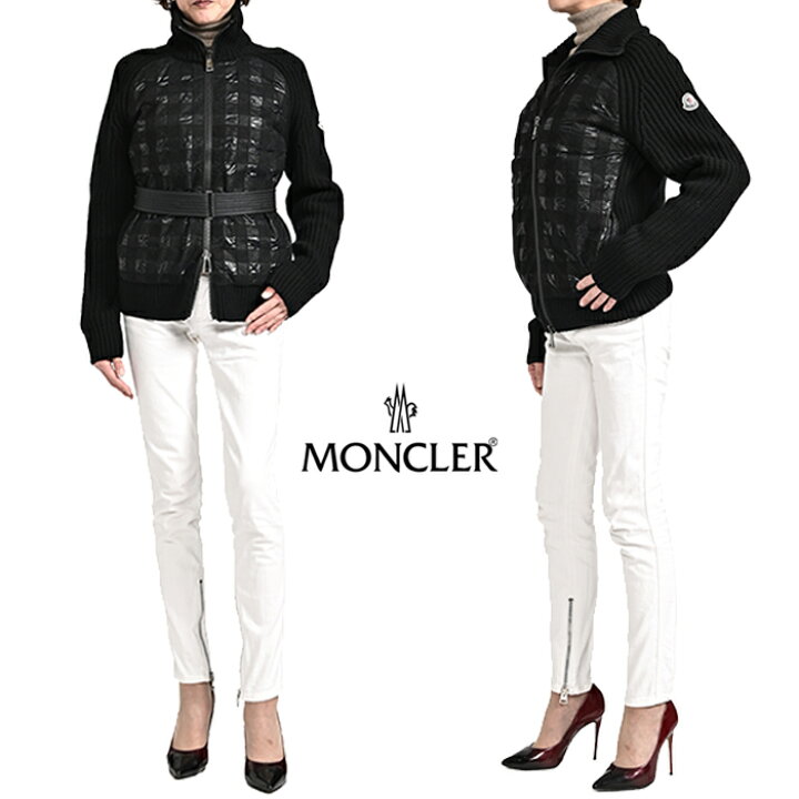 人気モンクレールニットセータージップアップ程度極上品MONCLER