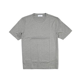 【SUMMER SALE】【P20倍】 グランサッソ GRAN SASSO 【2026年 春夏新作】 FILO SCOZIA コットンスムース Tシャツ カットソー 半袖 クルーネック 春夏 メンズ 極細番手糸 シルケット加工 コットン 100％ グレー イタリア ブランド MADE IN ITALY