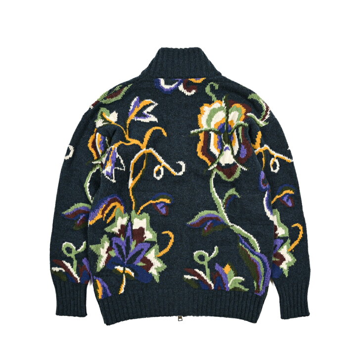 楽天市場】エトロ ETRO ジップアップ ニットブルゾン カーディガン 