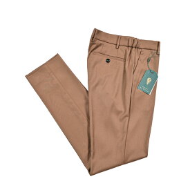 【新春初売り】【半額以下】 ベルウィッチ BERWICH MORELLO モレロ スラックス ノータック パンツ 秋冬 春 3シーズン メンズ ビスコース ストレッチ ブラウン イタリア ブランド MADE IN ITALY