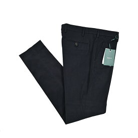 【クリアランス】【半額以下】 ベルウィッチ BERWICH MORELLO モレロ スラックス ノータック パンツ 秋冬 メンズ コットンストレッチ ネイビー イタリア ブランド MADE IN ITALY